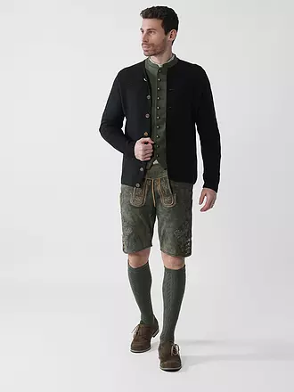 GOTTSEIDANK | Gilet traditionnel en tricot ALOISIUS | schwarz